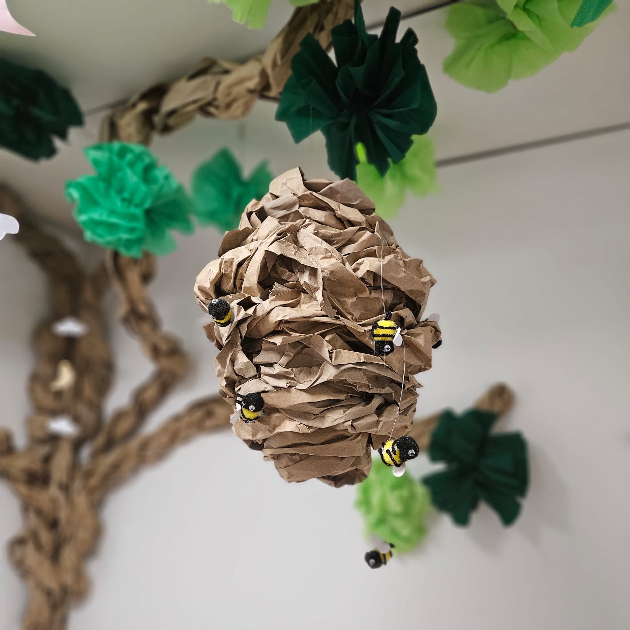 Fresques et décors réalisés avec les enfants